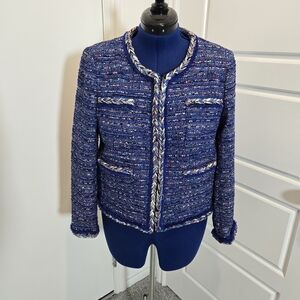 J.Crew Cobalt Blue Tweed Blazer